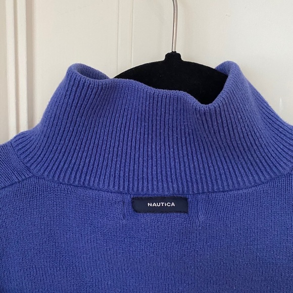 Nautica Blue Quarter Zip - Picture 3 of 9